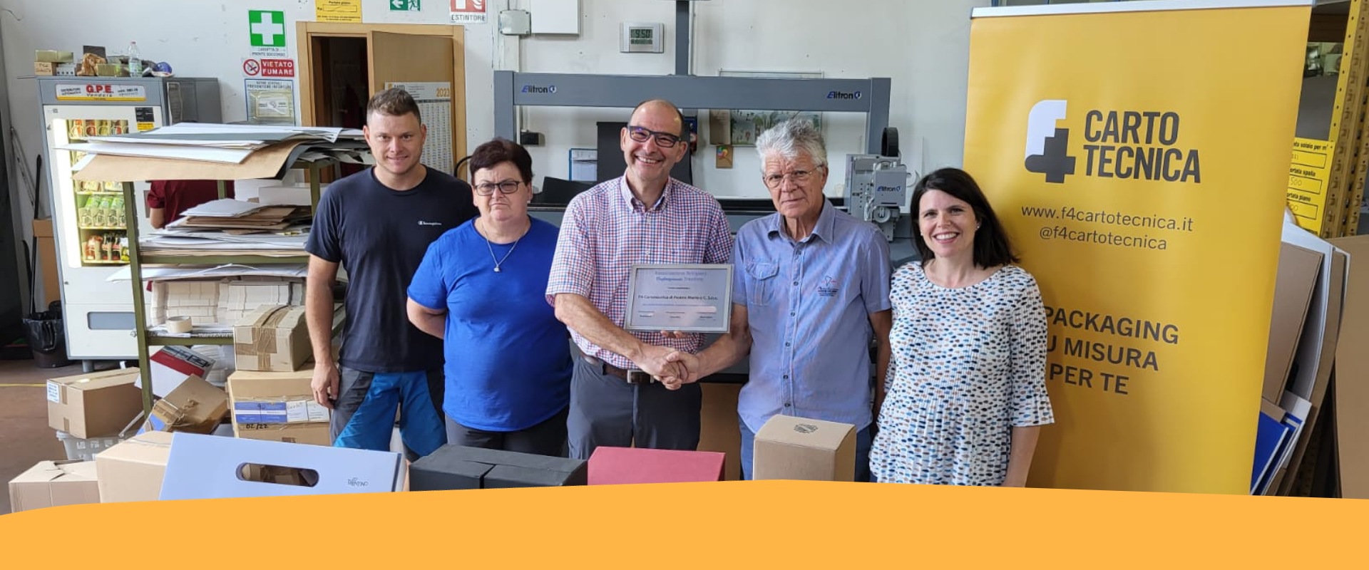 F4 Cartotecnica festeggia i 40 anni di attività