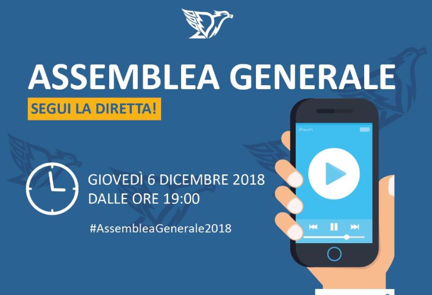 ASSEMBLEA GENERALE 2018 – RIVEDI LA DIRETTA