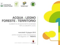 Acqua Legno Foreste e Territorio: elementi di un nuovo patto di sistema per le comunità locali