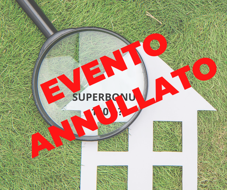 EVENTO ANNULLATO Superbonus 110% – Serata informativa al Palanaunia – 16 ottobre