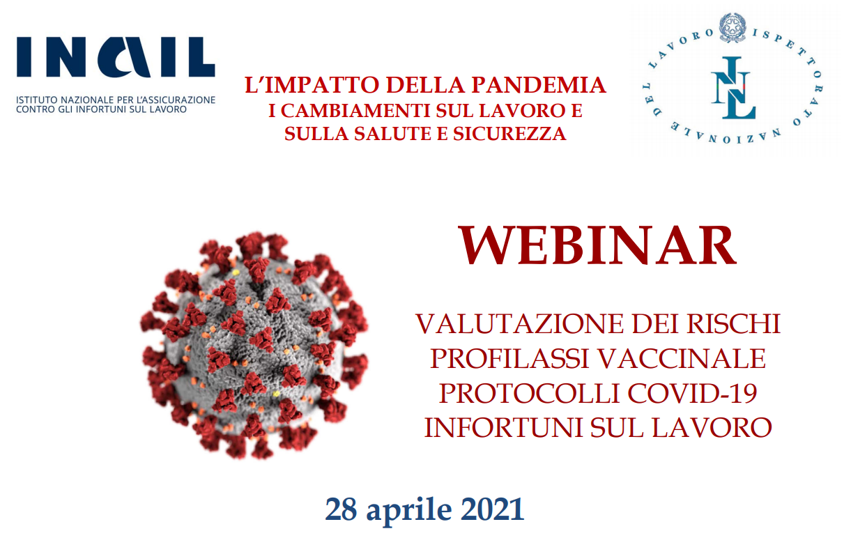 WEBINAR: L’impatto della pandemia, i cambiamenti sul lavoro e sulla salute e sicurezza