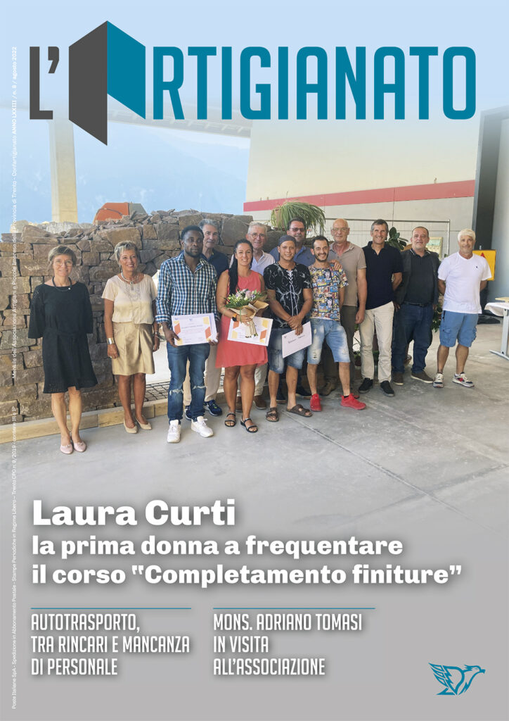 Laura Curti: la prima donna a frequentare un corso “Completamento finiture”