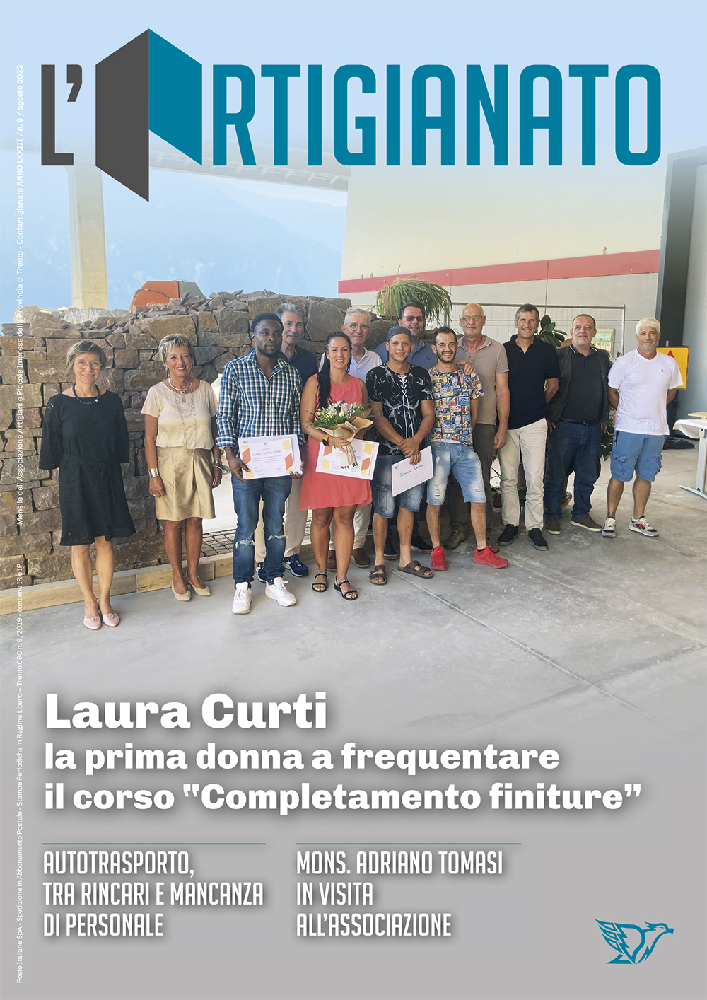 Laura Curti: la prima donna a frequentare un corso “Completamento finiture”