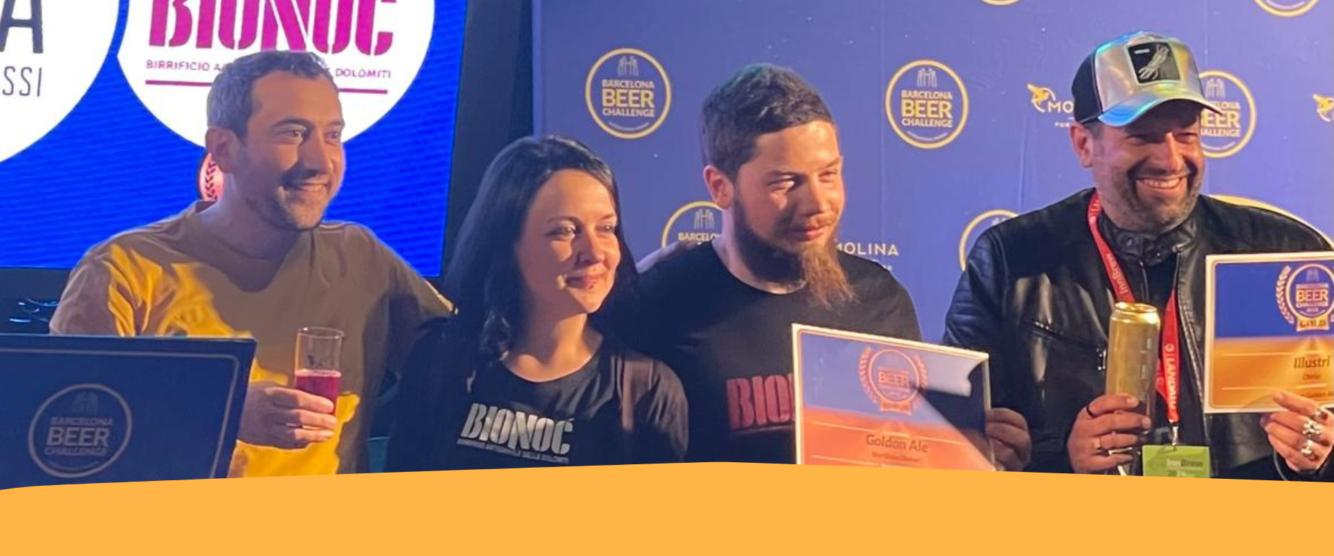 Alla Barcellona Beer Challenge doppia medaglia per il birrificio Bionoc’