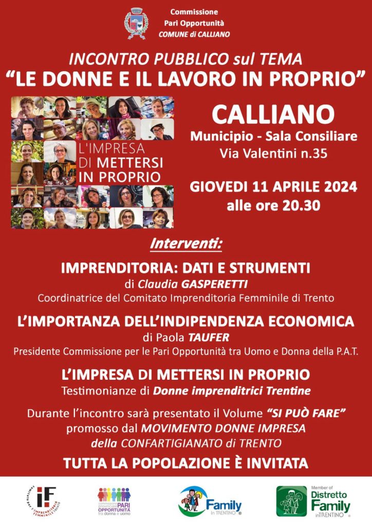 Le donne e il lavoro in proprio